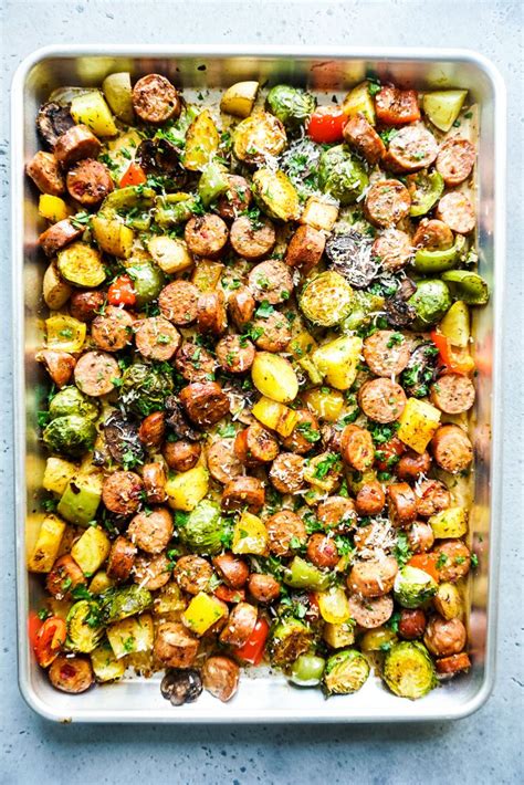 quick and easy sheet pan sausage and vegetables sheet pan dinners recipes sheet pan recipes