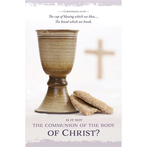 Church Bulletin 11 Communion The Cup Of Blessing 1 Cor 1016