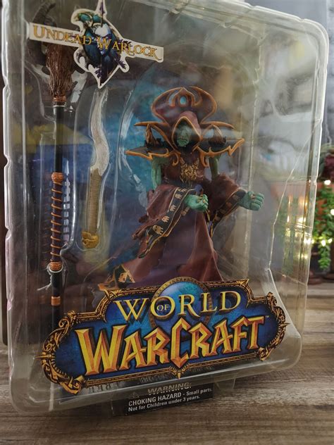 World Of Warcraft Action Figure Undead Warlock Action Figure Etsy