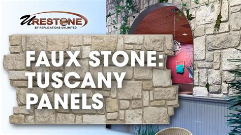 Tuscany Stone Panels Urestone Faux Stone Panels Youtube