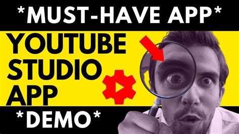 👉 How To Use The Youtube Studio App Youtube Creator Studio App