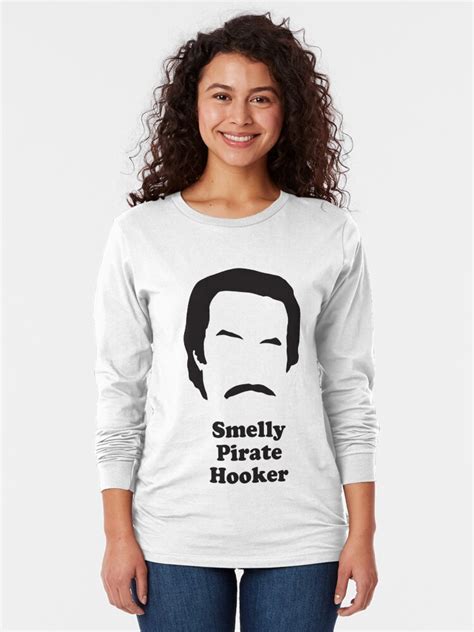 Ron Burgundy Smelly Pirate Hooker T Shirt By Gazbar Redbubble