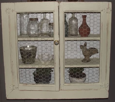 Staple gun and staples 3. Serendipity Chic Design: Vintage cabinet with chicken wire