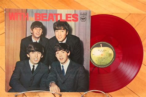 with the beatles the beatles rock red vinyl lp ap 8678 album etsy