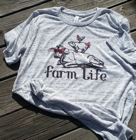 Farm Life Tee Frarml Shirt Farm Life Heifer Shirt Heifer Tshirt