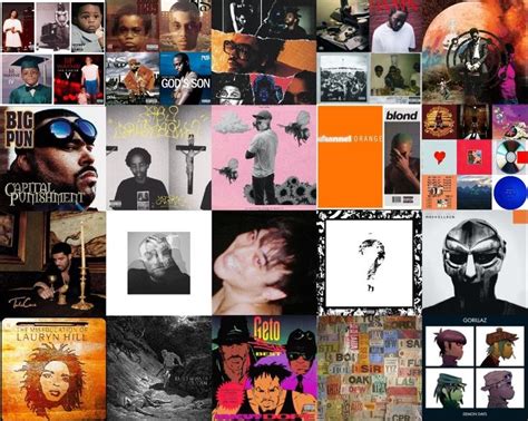 Rap Album Collage Best Hip Hop Rap Albums Photo Wall