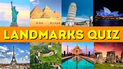 Guess The Landmark Quiz Can You Guess The 60 Landmarks And Their Country Youtube