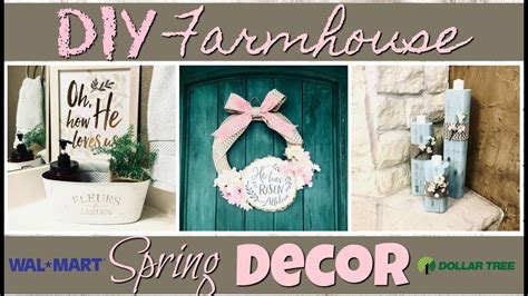 If you're looking for tree house design ideas, read this article. DIY Spring Farmhouse Home Decor! Dollar Tree + Walmart ...