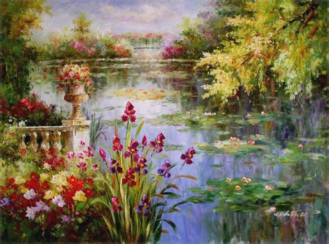 This group adores garden paintings by all famous artists especially claude monet. claude monet paintings - Google Search | Painting ...