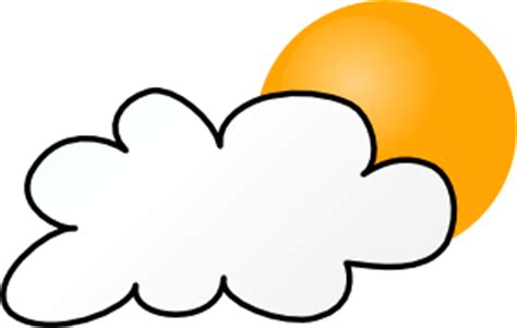 Cloudy Weather clip art Free Vector / 4Vector