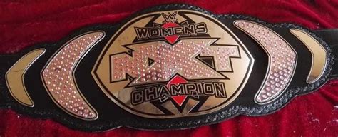 Wwe Nxt Womens Championship Real Leather Title Belt Adults Size Thick