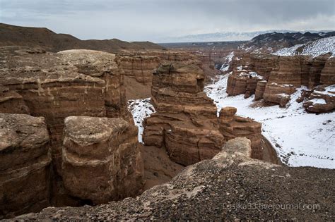 Charyn Canyon In The Cold Season · Kazakhstan Travel And Tourism Blog