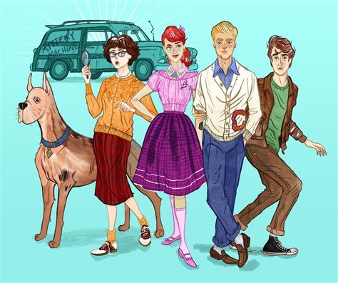 Scooby Doo Fun Retro 1950s Character Designs — Geektyrant