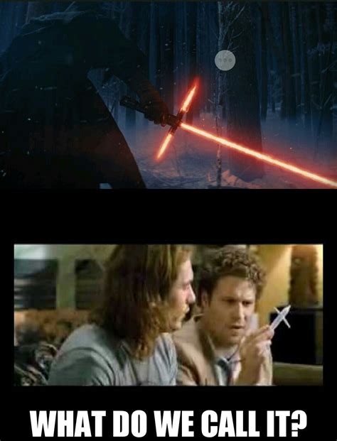 What Do We Call It Crossguard Lightsaber Know Your Meme