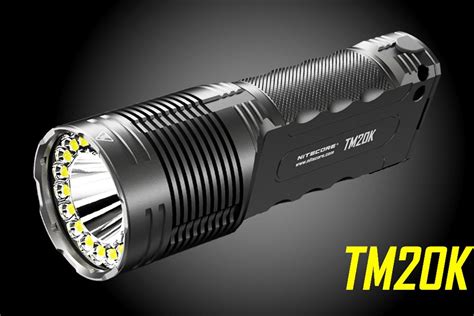 Nitecores 20000 Lumen Flashlight Cuts Through 300 Yards Of Darkness