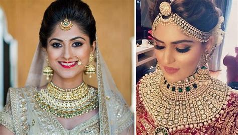 30 Real Brides Flaunting Striking And Royal Kundan Jewellery On Their