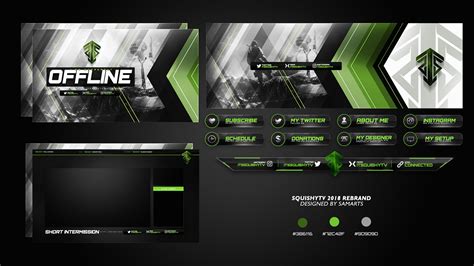 Stream Graphics Collection 1 - Twitch Graphics Showcase on Behance
