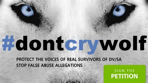 Petition · Dont Cry Wolf Law Protect Dvsa Abuse Survivors