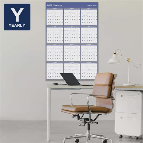 2022 Erasable Calendar Dry Erase Wall Planner By At A Glance 48 X 32
