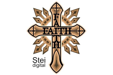* images will be the same picture but without watermarks or logos. 3d layered Faith cross SVG, Cross design laser cut files ...