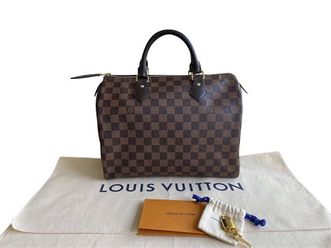 VERKAUFT Louis Vuitton N41364 Tasche Speedy 30 Damier Ebene Canvas