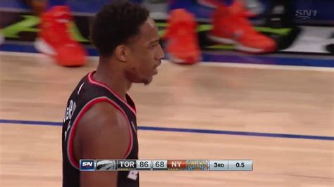 Raptors Highlights Derozans Breakaway Slam February 22 2016 Youtube