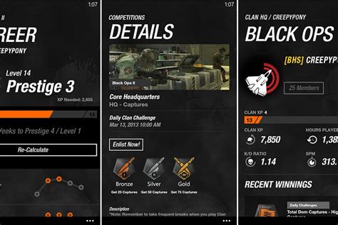Call Of Duty Elite App Now Available On Windows Phone 8 Polygon