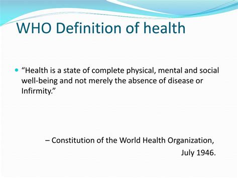 Ppt Concept Of Health And Disease Powerpoint Presentation Free