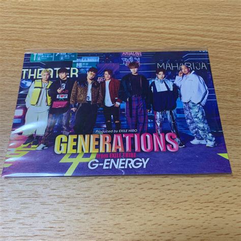 Generations Generations G Energy ミュージックandムービーカードの通販 By みかs Shop