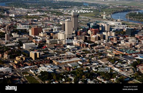 Aerial Photograph Omaha Nebraska Stock Photo Alamy