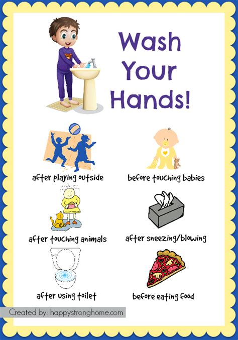 Hand Hygiene Handwashing Quiz Printable Printable Calendars At A Glance