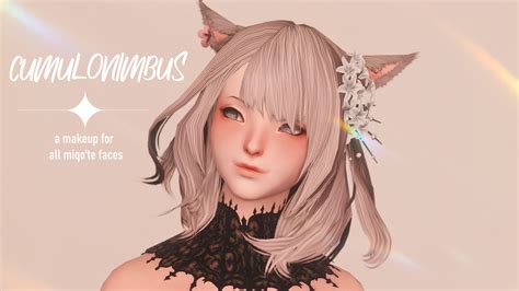 Cumulonimbus Makeup The Glamour Dresser Final Fantasy Xiv Mods And More