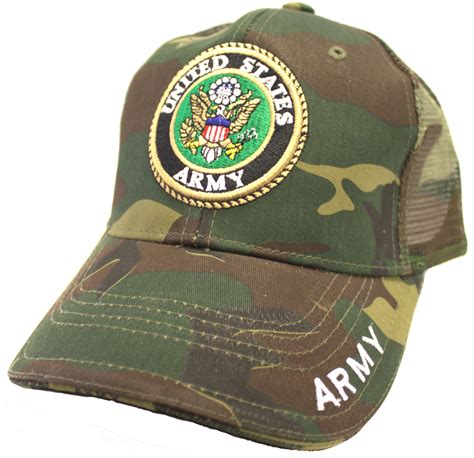 United States Army Camouflage Adjustable Hat