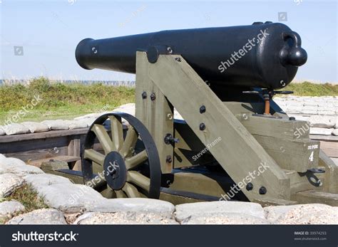 Smoothbore Muzzles Loading Cannon Used During The United States Civil