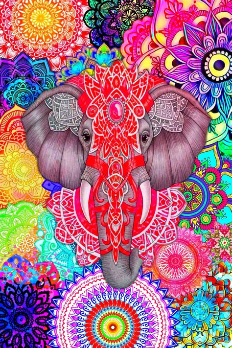 Wallpaper Mandalas Elephant Art Wallpaper Iphone Wallpaper