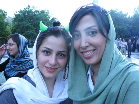 Two Young Iranian Women At Rally Two Young Iranian Women A Flickr