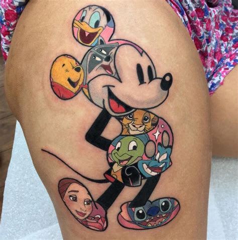 Postacie Disneya Wzory Tatuażu 2 Wzory Tatuaży