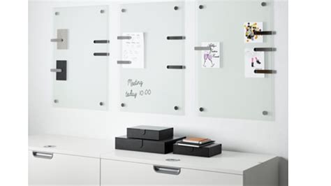 Multiple Dry Erase Boards Over Office Desk Ikea Home Office Design Office Inspiration