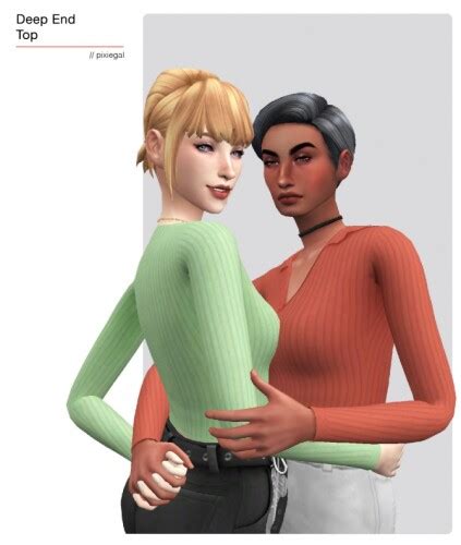 Deep End Top At Pixiegal Sims 4 Updates