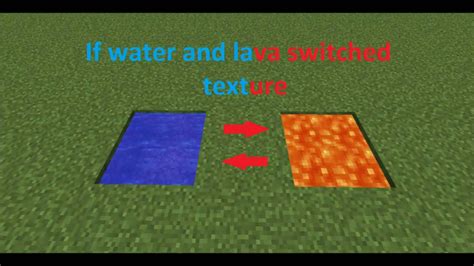 If Water And Lava Switched Texture Minecraft Youtube