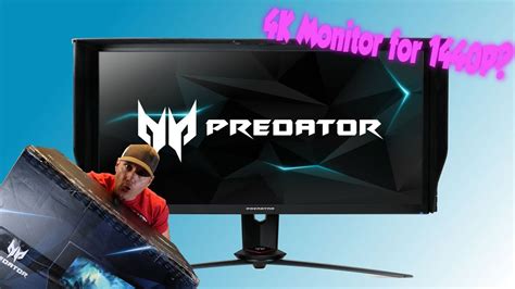 Acer Predator Xb273k 4k G Sync Monitor Unboxing And Review Gpbmiipprzx