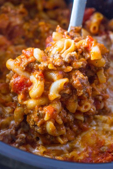 Maybe you would like to learn more about one of these? Slow cooker ground beef and cheese pasta | Recipe | crock ...