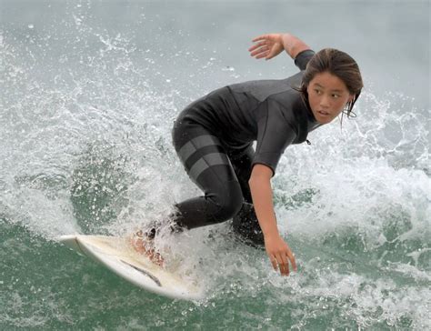 Mie Girl 13 Making Waves As Budding Pro Surfer With Eye On Tokyo
