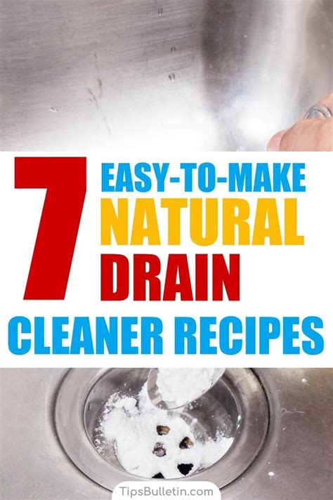 7 Easy To Make Drain Cleaner Recipes Baking Soda Drain Cleaner