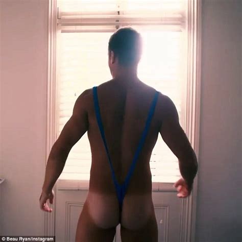Beau Ryan Strips Down To MANKINI In Instagram Video Daily Mail Online