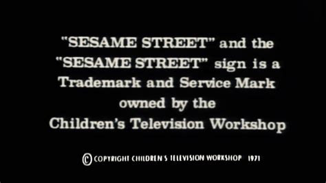 Sesame Street Funding Credits 1971 Youtube