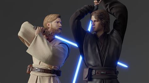 Obi Wan Kenobi Vs Anakin Skywalker By Fakemophead