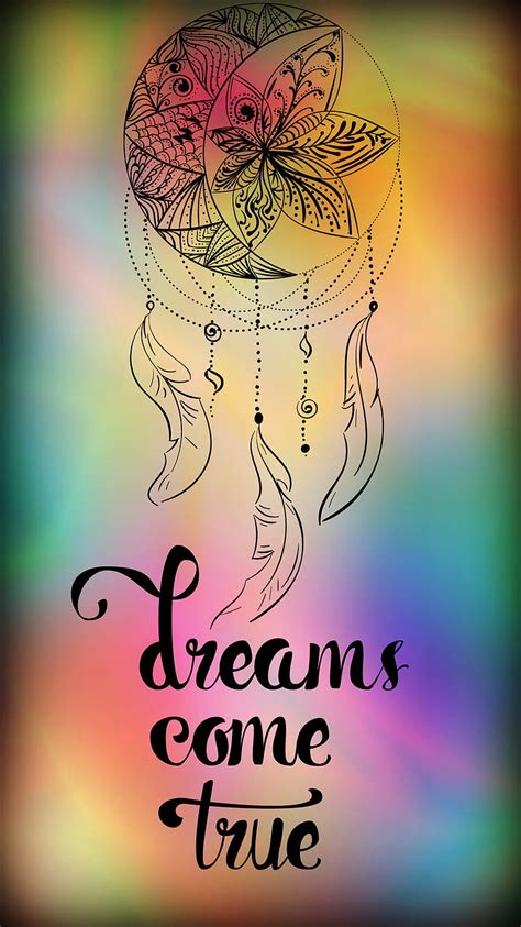 Dreams Colors Desenho Dreamcatcher Dreams Come True Inspirational
