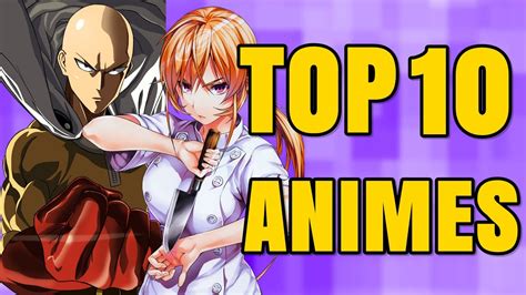 Top 10 Melhores Animes De 2015 Youtube