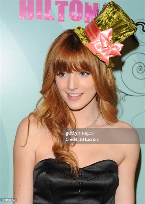 Bella Thorne Attends Perez Hiltons Mad Hatter Tea Party Celebration News Photo Getty Images
